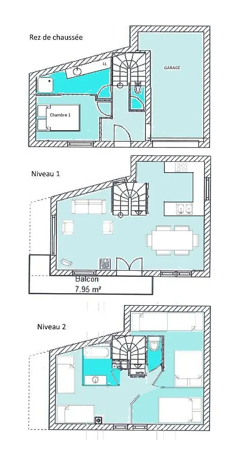 Chalet Neuf, 8 Personnes, 3 Chambres - Ch32 Beaufort  France